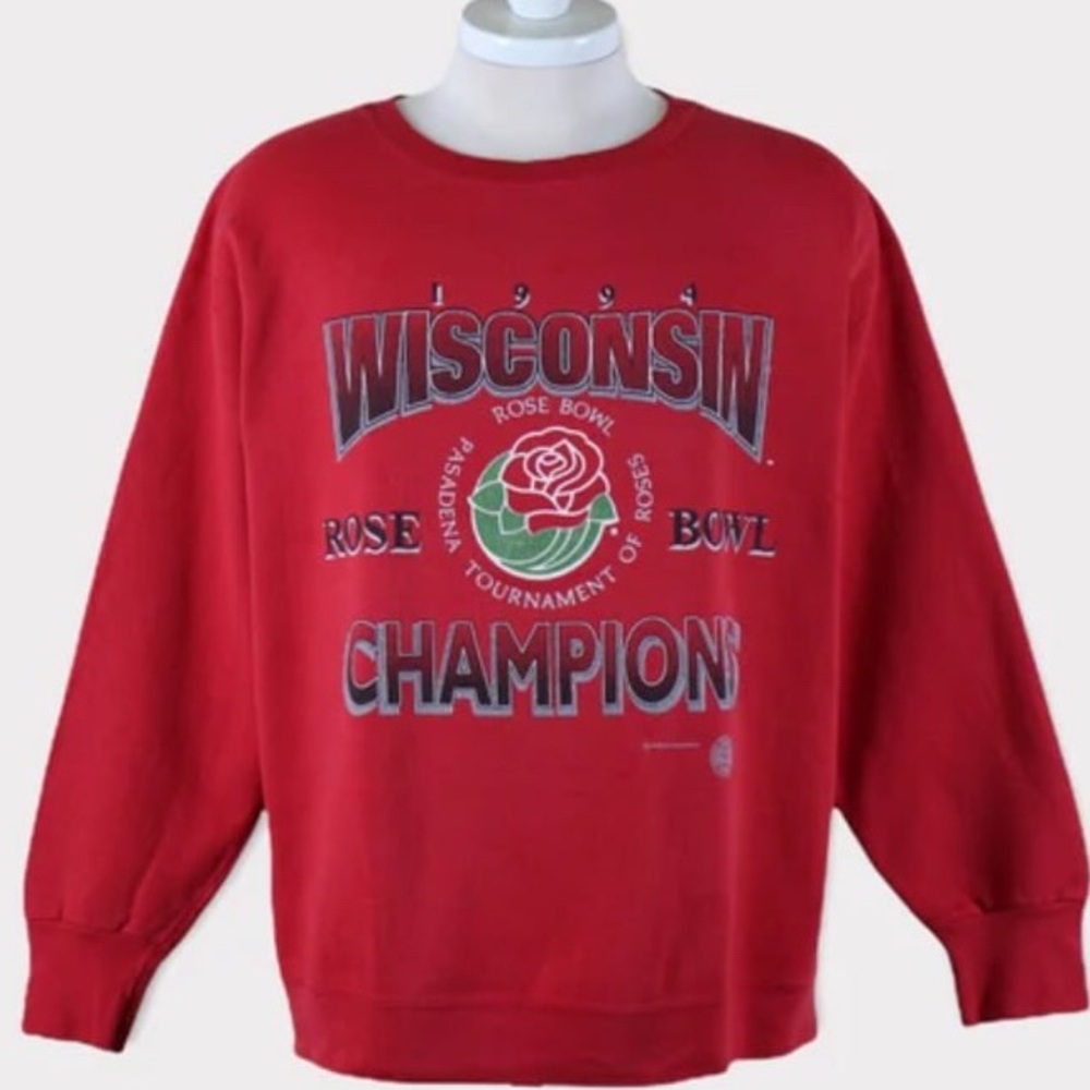 Vintage 1994 Wisconsin Badgers Sweatshirt, Wisconsin University Badgers Football